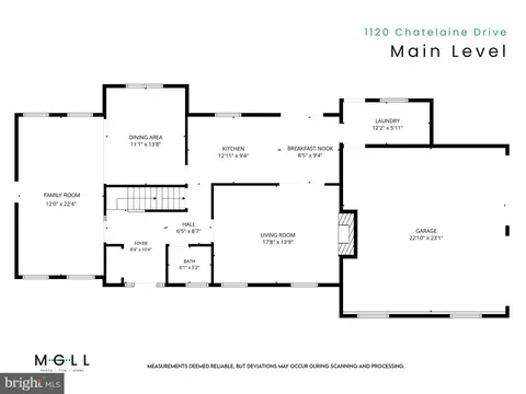 Floorplan - 1120 Chatelaine Dr, Fallston, MD 21047 photo 1 of 3