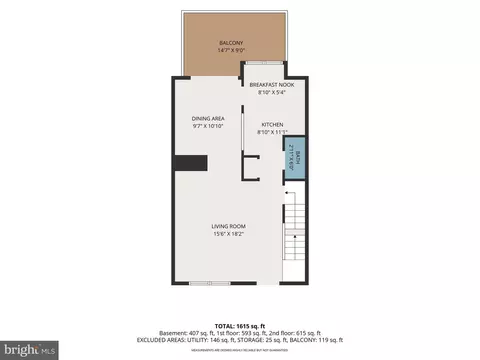 Floorplan - 334 Fullerton Pl, Abingdon, MD 21009 photo 1 of 3