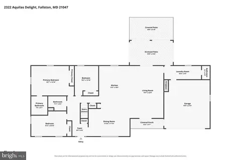 Floorplan - 2322 Aquilas Delight, Fallston, MD 21047 photo 1 of 3