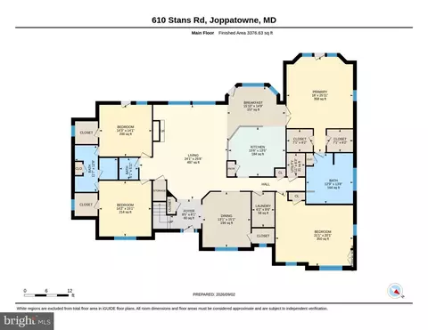 Floorplan - 610 Stans Rd, Joppa, MD 21085 photo 1 of 3
