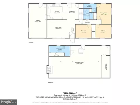 Floorplan - 527 Stratford Rd, Fallston, MD 21047 photo 1 of 3