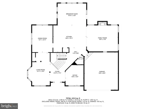 Floorplan - 9910 Flora Ct, Laurel, MD 20723 photo 2 of 4