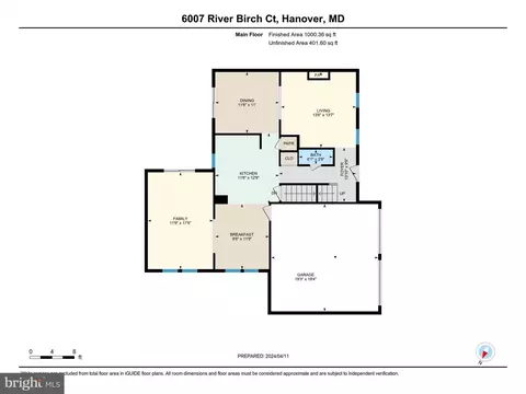 Floorplan - 6007 River Birch Ct, Hanover, MD 21076 photo 1 of 3