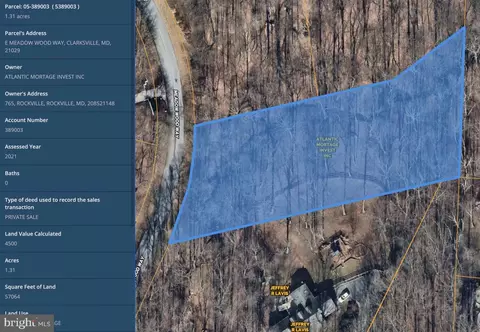 e meadow wood way LOT PAR B, Clarksville, MD 21029