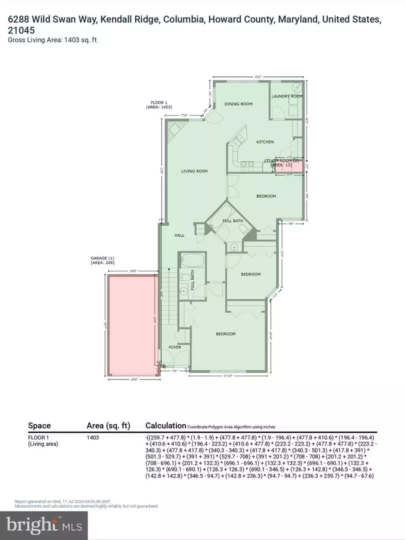Floorplan - 6288 Wild Swan Way #202, Columbia, MD 21045 photo 2 of 2