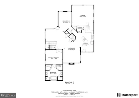 Floorplan - 8616 Saddleback Pl, Laurel, MD 20723 photo 2 of 3