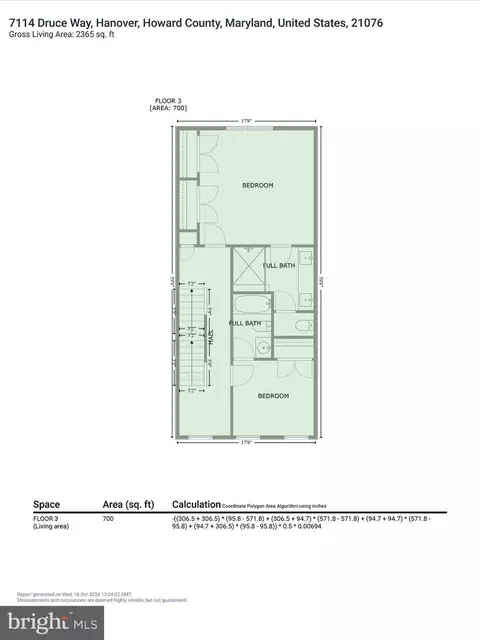 Floorplan - 7114 Druce Way, Hanover, MD 21076 photo 8 of 9