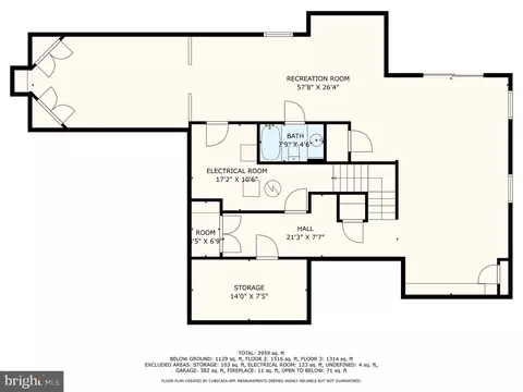 Floorplan - 8037 Crest Rd, Laurel, MD 20723 photo 2 of 4
