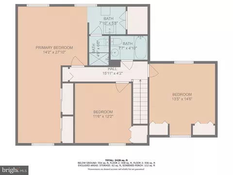 Floorplan - 5652 Blitheaire Garth, Columbia, MD 21045 photo 2 of 3