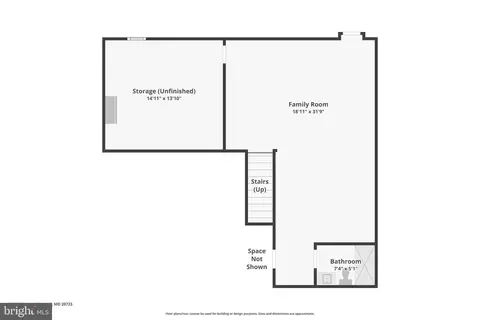 Floorplan - 9552 Chaton Rd, Laurel, MD 20723 photo 1 of 4