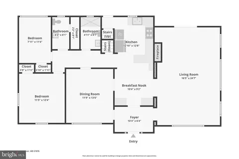 Floorplan - 6165 Hanover Rd, Hanover, MD 21076 photo 2 of 4