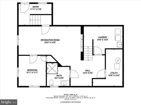 Floorplan - 8005 Crest Rd, Laurel, MD 20723 photo 2 of 3