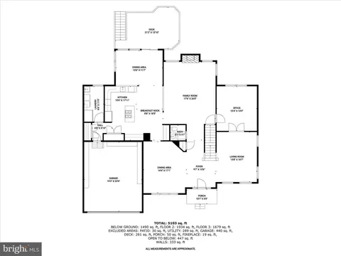 Floorplan - 10040 Fall Rain Dr, Laurel, MD 20723 photo 2 of 4