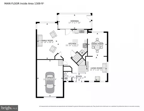 Floorplan - 9532 Chaton Rd, Laurel, MD 20723 photo 1 of 4