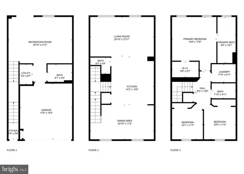 Floorplan - 8109 Primrose Ln, Laurel, MD 20723 photo 1 of 3
