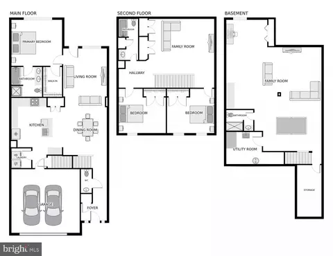 Floorplan - 9739 Knowledge Dr, Laurel, MD 20723 photo 4 of 4