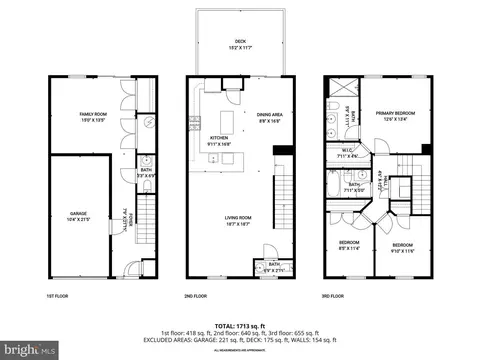 Floorplan - 9890 Deer Run, Laurel, MD 20723 photo 4 of 4