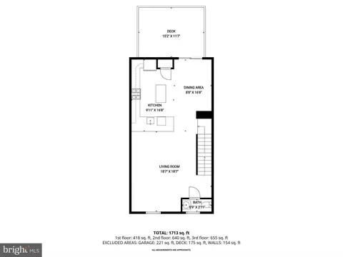 Floorplan - 9890 Deer Run, Laurel, MD 20723 photo 2 of 4