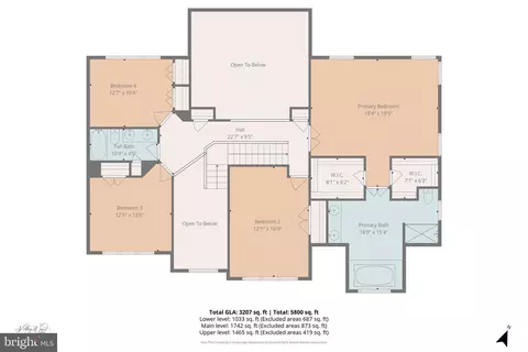 Floorplan - 10013 Fall Rain Dr, Laurel, MD 20723 photo 2 of 4