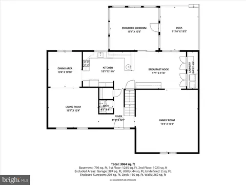 Floorplan - 6206 Fairbourne Ct, Hanover, MD 21076 photo 1 of 7