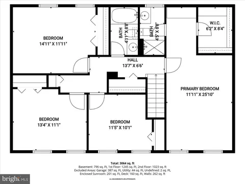 Floorplan - 6206 Fairbourne Ct, Hanover, MD 21076 photo 2 of 7