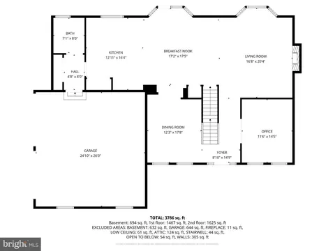 Floorplan - 10693 Harding Rd, Laurel, MD 20723 photo 1 of 4