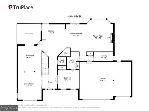 Floorplan - 9909 Midsummer Snow Ln, Laurel, MD 20723 photo 2 of 4