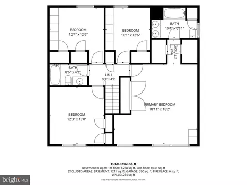 Floorplan - 6447 Skipton Dr, Hanover, MD 21076 photo 3 of 3