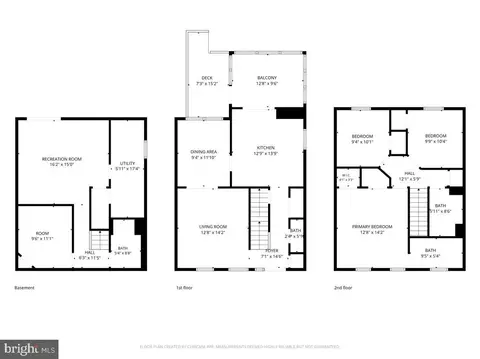 Floorplan - 9628 Park Ave, Laurel, MD 20723 photo 4 of 4