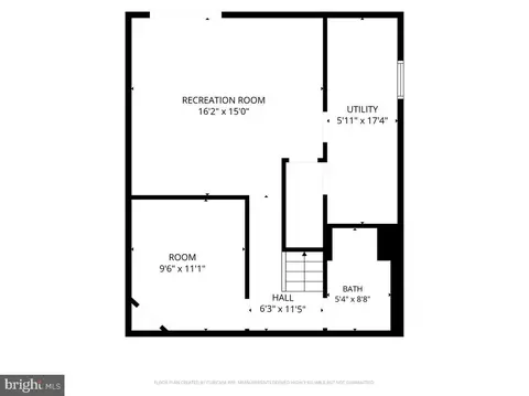 Floorplan - 9628 Park Ave, Laurel, MD 20723 photo 3 of 4