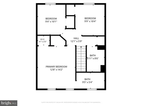 Floorplan - 9628 Park Ave, Laurel, MD 20723 photo 2 of 4