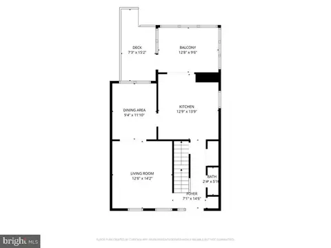 Floorplan - 9628 Park Ave, Laurel, MD 20723 photo 1 of 4