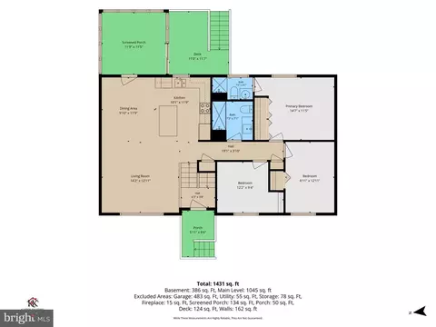 Floorplan - 9301 N Laurel Rd, Laurel, MD 20723 photo 2 of 3