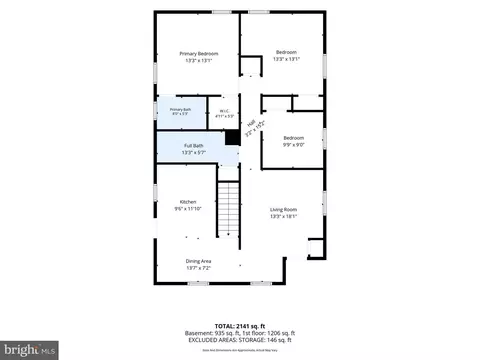 Floorplan - 9404 Fairview Ave, Laurel, MD 20723 photo 1 of 3