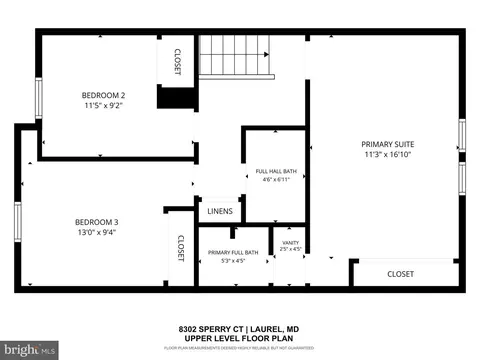 Floorplan - 8302 Sperry Ct, Laurel, MD 20723 photo 2 of 4