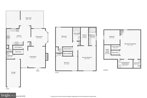 Floorplan - 9236 Stream View Ln, Laurel, MD 20723 photo 3 of 3