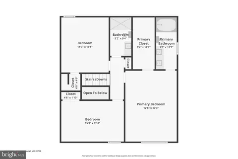 Floorplan - 9236 Stream View Ln, Laurel, MD 20723 photo 2 of 3
