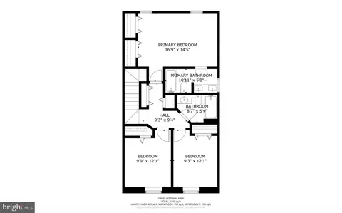 Floorplan - 9374 Breamore Ct, Laurel, MD 20723 photo 2 of 4