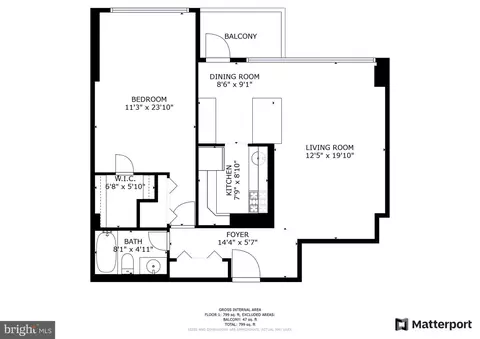 Floorplan - 1220 Blair Mill Rd #203, Silver Spring, MD 20910 photo 1 of 1