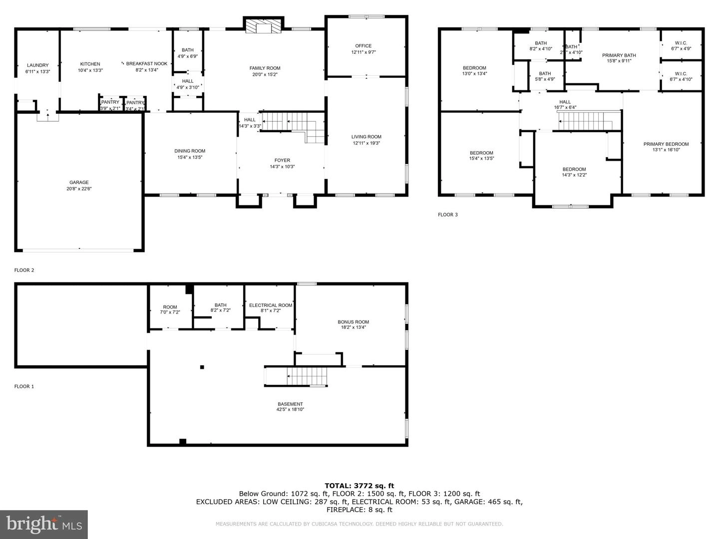 Floorplan - 14912 Village Gate Dr, Silver Spring, MD 20906 photo 4 of 8