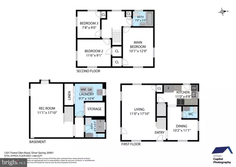 Floorplan - 1201 Forest Glen Rd, Silver Spring, MD 20901 photo 1 of 5