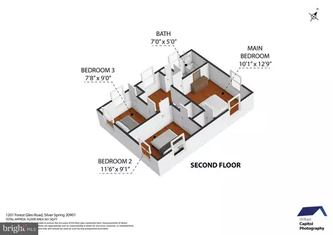 Floorplan - 1201 Forest Glen Rd, Silver Spring, MD 20901 photo 3 of 5