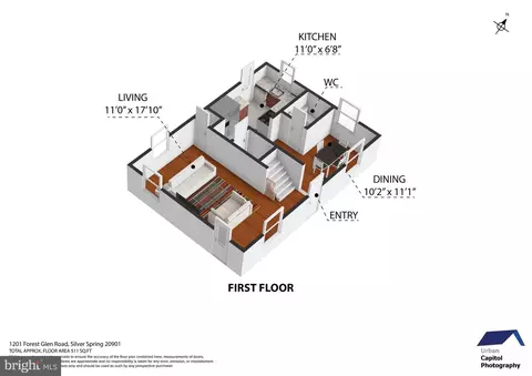 Floorplan - 1201 Forest Glen Rd, Silver Spring, MD 20901 photo 2 of 5