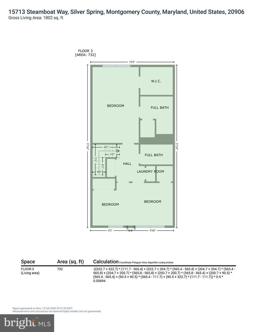 Floorplan - 15713 Steamboat Way, Silver Spring, MD 20906 photo 8 of 8
