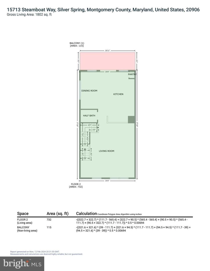 Floorplan - 15713 Steamboat Way, Silver Spring, MD 20906 photo 7 of 8