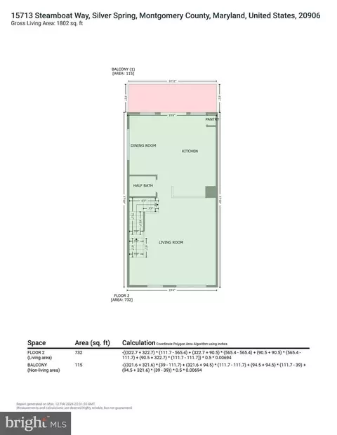 Floorplan - 15713 Steamboat Way, Silver Spring, MD 20906 photo 7 of 8