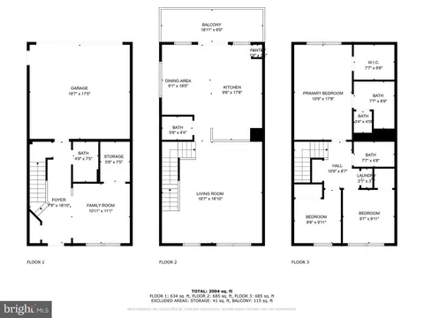 Floorplan - 15713 Steamboat Way, Silver Spring, MD 20906 photo 4 of 8