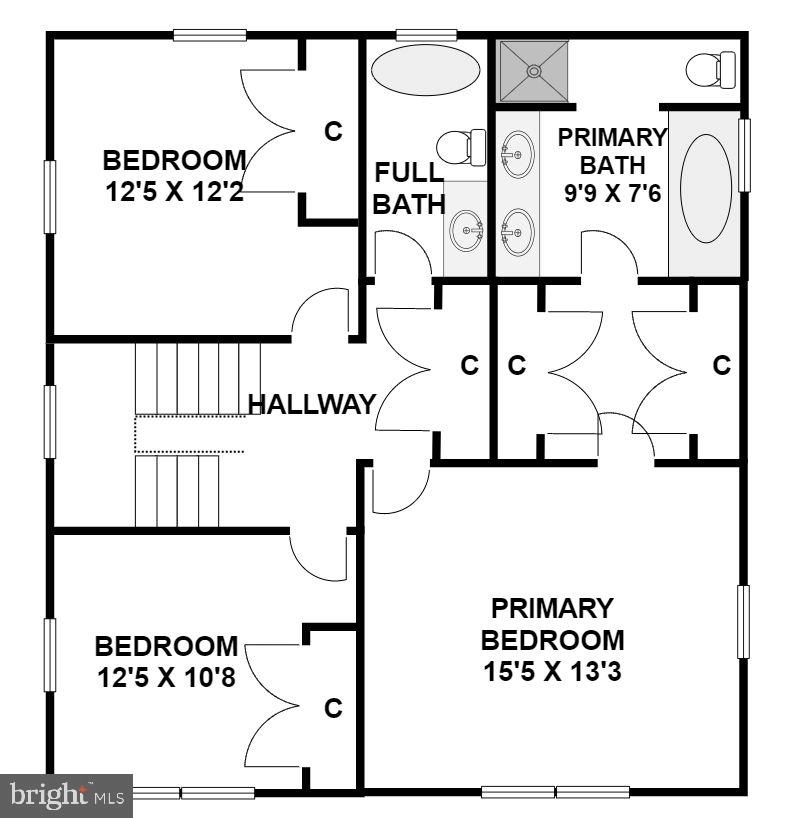 Floorplan - 43 Oswego Ave, Silver Spring, MD 20910 photo 2 of 3