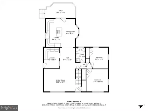 Floorplan - 3712 Kayson St, Silver Spring, MD 20906 photo 1 of 4