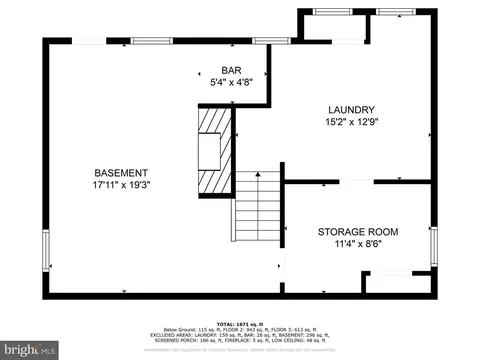 Floorplan - 200 Williamsburg Dr, Silver Spring, MD 20901 photo 3 of 4